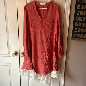 Justfab Orange Dress